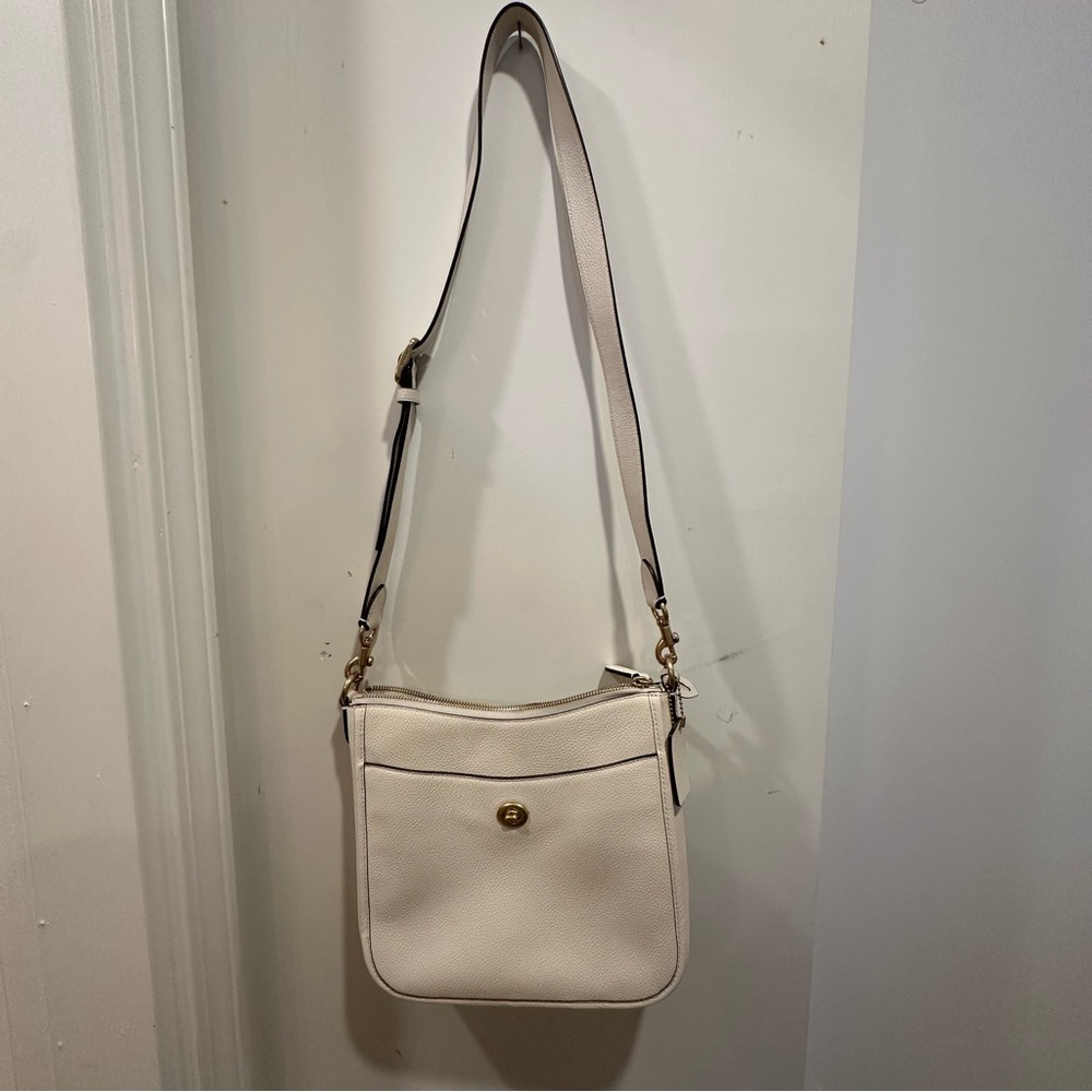 Coach Chaise Pebbled Leather Crossbody Bag